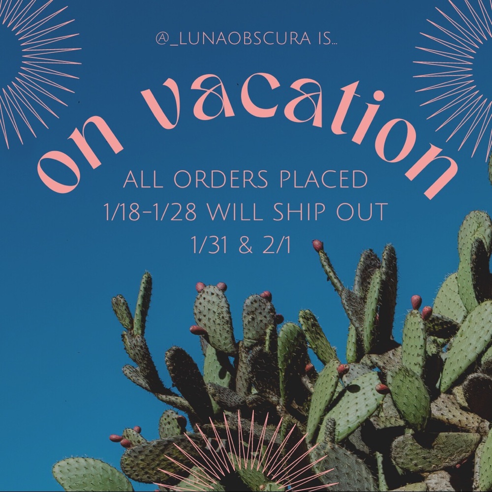 On Vacation 🌴🌙 1/18-28